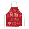 Décorations de Noël 2022 Tablier Cuisine Fournitures Santa Ornements Décoration pour la maison Navidad Année Cadeaux Kerst Drop Livraison Jardin DH9SJ