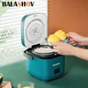 Panela térmica mini arroz automática cozinha doméstica máquina de cozinhar elétrica 12 pessoas aquecedor de alimentos vapor 12l pequeno 231117