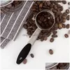 Coffee Scoops 30Ml Metal Measuring Spoon Mtifunction Scoop Stainless Steel Long Handle Powdered Milk Lx3343 Drop Delivery Home Garde Dhygq