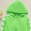 Kleidung Sets Frühling Baby Casual Trainingsanzug Kinder Jungen Mädchen Baumwolle Reißverschluss Jacke Hosen 2 Teile / Sätze Kinder Freizeit Sport Anzug Säuglingskleidung 230418