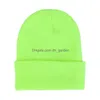 Berretti / Berretti con teschio Cappelli lavorati a maglia di colore puro Uomini e donne Cappello caldo all'aperto Ricamo Berretto di lana semplice Berretto personalizzato Logo Drop Dhgarden Dhyau