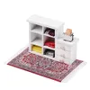 Cuisines Jouer Nourriture 1 12 Échelle Maison De Poupée Miniature Style Turc Tapis Tapis Tapis Tapis Revêtements De Sol pour Maison De Poupées Toutes Les Pièces Meubles Décoration 230417