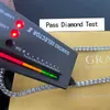 Free Fire Pass Diamanttest, echtes 925er Silber, 2 mm, 3 mm, 4 mm, 5 mm, 6,5 mm breit, Moissanit-Diamantschmuck, Tennisarmband/Halskette