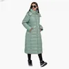 Women's Down Parkas SANTELON Women Winter Thick Warm Extra Long Parka Over Knee Puffer Jacket Coat With Detachable Windproof Hood Fashion OuterwearL231119