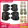 Elbow Kne Pads Sports Men Tactical Pad Military Protector Army Airsoft Outdoor Sport Safety Gear Drop 230418