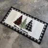 rug Designer rug Christmas Limited edition rug Santa Snowman Foyer balcony non-slip absorbent carpet festive atmosphere mat carpet