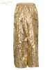 Skirts Clacive Fashion Slim Gold Women'S Skirt Elegant Chic High Waist Midi Skirts Streetwear Vintage Faldas Skirt Female Clothing 230503