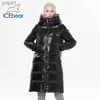 Dames donsparka's ICEbear 2023 winter nieuwe stijl verlengd donsjack modieuze over-de-knie winter dames jas GWY22527DL231118