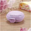 Soap Dishes Plastic Travel Box Simplicity Candy Color Storage Boxes Portable Soaps With Lid Drop Delivery Home Garden Bath B Dhgarden Dha6Q