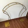 Vaser 10st) Flower Stand Centerpiece Gold Flower Metal Dining Decorations Wedding Table Centerpieces AB0369