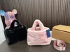 Luxury Designer Bag Lamb Mao Tote Bags Women Handbag Casual Handbag Designer Tote American Vintage Academy Style