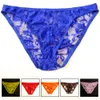 New Hot Lace Briefs Mens Sexy Roses Men Cuecas Low Waist Masculina Sissy Underwear Jockstrap