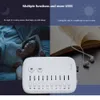 Baby Monitor Camera Portable White Noise Baby White Noise Toy Machine USB RECHAREBLEABLE VIT Sleep Sound Timing Sleeping Monitors Insomnia 230418