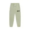 2023 Новые мужские и женские брюки High Street Brand Essentialsweatpant с флокированным принтом 1977 года, утягивающий ремень с галстуком, спортивные плюшевые повседневные брюки