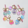 Anahtarlık KPOP KEYCHAIN ​​1 PCS ITZY WDZY Karakter Akrilik Çift Taraflı Yeji Lia Ryujin Chaeryeong Yuna Keyasyon Çantası Aksesuarları