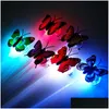 Acessórios de cabelo 30 pcs festa led brilhando brilho tranças flash fibra hairpin clip light up headband suprimentos8339648 gota entrega bebê k dhmpf