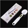Messwerkzeuge Elektronische Küchenwaage 500g 0,1g LCD Digital Lebensmittel Mehl Löffel Mini-Werkzeug für Milch Kaffee Drop Lieferung Hausgarten DHZU2