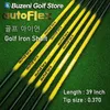 Club Heads Autoflex Shaft Golf Iron Shaft Cunei Colore giallo 39 pollici SF405 SF505 SF505X SF505XX Flex Tip size 0370 231117