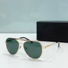 Sunglasses For Men Women Summer Style Anti-Ultraviolet Retro Plate Full Frame Glasses best Christmas gift with Box and case