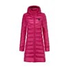 Piumino da donna Designer Piumino Cappotto Felpe con cappuccio Parka invernale Cappotti Moda classica Lettera Antivento Piumino caldo Capispalla Imbottitura in anatra bianca Uf3i