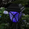 태양 통로 조명 야드 안뜰 풍경 산책로를위한 야외 LED 정원 장식