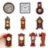 Cuisines Play Food 1pc 1 12 Dollhouse Miniature Horloge Murale Doll House Miniaturas Home Decor Accessoires Toy Pretend Furniture 230417