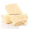 Towel Pure Cotton Super Absorbent Towel Thick Soft Comfortable Bath Towels 30X70Cm Drop Delivery Home Garden Home Textiles Dh9Yj