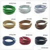 Haaraccessoires 10 Stukslot 10Mm 30 Kleuren Effen Kleur Satijnen Stof Ered Hars Haarband Lint Adt Meisjes Hoofdband Kids diy Accessoires Dh2Ye