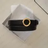 Cintura firmata Cinture in vera pelle Uomo Donna Fibbia ad ago classica Nastro d'oro Fibbie nere a 4 colori