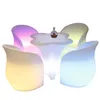 دخن الحفلات ديلوكس LED Luminous Plum Blossom Table Chair stivid