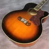 Фабрика лучшая 43-дюймовая J200 Sunset Sunset Lacquer Acoustic Guitar 3698