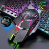 Mice 3200DPI Ergonomic Wired Gaming Mouse USB RGB Mause Gamer 6 Button LED Silent for PC Laptop Computer 231117