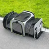 Cat Carriers Crates Hus Portable Pet Bag Breatble Foldbara hundbärare Väskor Utgående utomhusresor Katter Katter Handväskesäkerhetsdragare Q231116