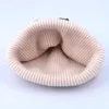 Berets herfst winter vrouwen mannen unisex gebreide skuilles muts caps hoeden vaste groene zwart witte balaclava hoed cadeausberetten