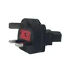 Prise de câble d'alimentation UK vers C13 BS1363 vers IEC320, adaptateur de connecteur, convertisseur mâle vers femelle, Conversion 10 250V 231117