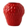 Vase Vintage Style Strawberry Vase Office Homestay Partsギフトのための植木鉢の装飾的な飾りフラワーアレンジメント装飾Y23