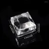 Mücevher Torbaları 1 PCS Akrilik Kristal Halka Küpe Depolama Ekran Kutuları Organizatör Kılıfı Ambalaj için Temiz Düğün Paket Kutusu
