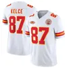 Kansas''city''''Schiefs'''Men 15 Patrick Mahomes 87 Travis Kelce Kadın Gençlik Özel 2023 F.U.S.E. "NKH" yama buharı dokunulmaz Limited Jersey ile