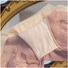 Mulheres calcinha de cetim renda feminina meados de cintura roupa interior sem costura y algodão virilha moda senhoras briefs mulheres calcinha lingerie gota entrega dhgls