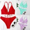 Women's Swimwear 2023 Bikini Fashion Split Swimsuit Women Multicolor Braided Rope Beach Sexy Ladies Two-piece