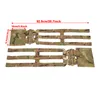 Taktisches Skelett-Kummerbund-Schnellverschluss-Schnallen-Set-Set mit 3 Bändern für JPC 420 419 XPC Airsoft Weste Plattenträger Montagegurt Jagdbekleidung ZubehörJagd