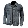 Men's Jackets Nice Denim Jacket Men Spring Autumn Style Personality Jean Jacket Man Lapel Zipper Coat Brand clothing Plus size S-4XL 231118