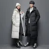 Parkas pour hommes 20 ° C veste hommes vestes longues hiver chaud léger blanc canard manteaux mâle Streetwear pardessus vêtements 5XL 231117