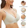 Bras sem costura Bra Women Wire Free Brassieres Bra Sexy para mulheres confortáveis ​​Bralette sem fio Roupa feminina Intimate Lingerie P230417