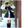 Themenkostüm Frauen Maid Outfit Anime Langes Kleid Schwarz-weißes Schürzenkleid Lolita Kleider Männer Cafe Kostüm Cosplay Kostüm Mucama 230418