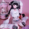 Dolls ShugaFairy Alice 1/4 Bjd Dolls Cute Paw Gloves Fashion Y2K Style Lovely Girl Jelly Color Dog Personification Ball Jointed Dolls 231118