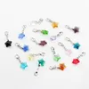 Crystal rose rose étoiles Lobster fermoir charmes 14 mm 10pcs / lot pour la mémoire de vive verket accessoires de bricolage