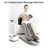 슬리밍 벨트 공기 압축 압력 요법 바디 마사지 Sixchamber Leg Massager Arm Waist Foot Foot Exax Health Care Slim Device 231117