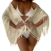 Damen Bademode Frauen Casual Quaste Badeanzug Vertuschungen Boho Strand Bikini Wraps Cardigan Tops Damen Übergroße Vertuschungen Sonnenschutzbluse