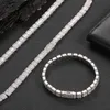 Style chaud de luxe femmes hommes Bling glacé diamant Zircon tour de cou Hip Hop bijoux Rock sucre Tennis chaîne collier